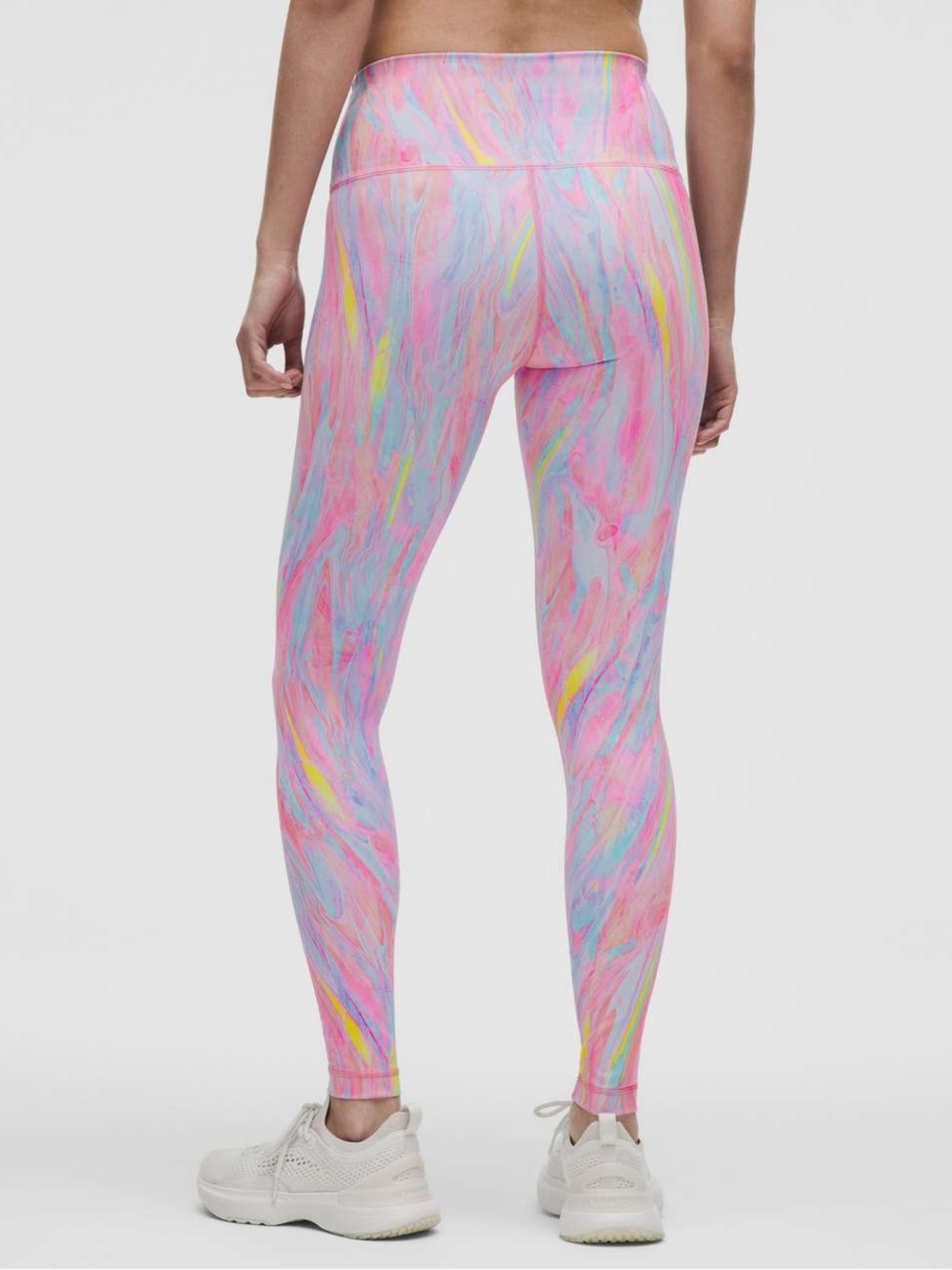 NWOT lululemon Wunder Train High-Rise Tight 28" Prism Marble Multi - Picture 2 of 5